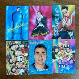 Original Backstreet Boys blank postcards!